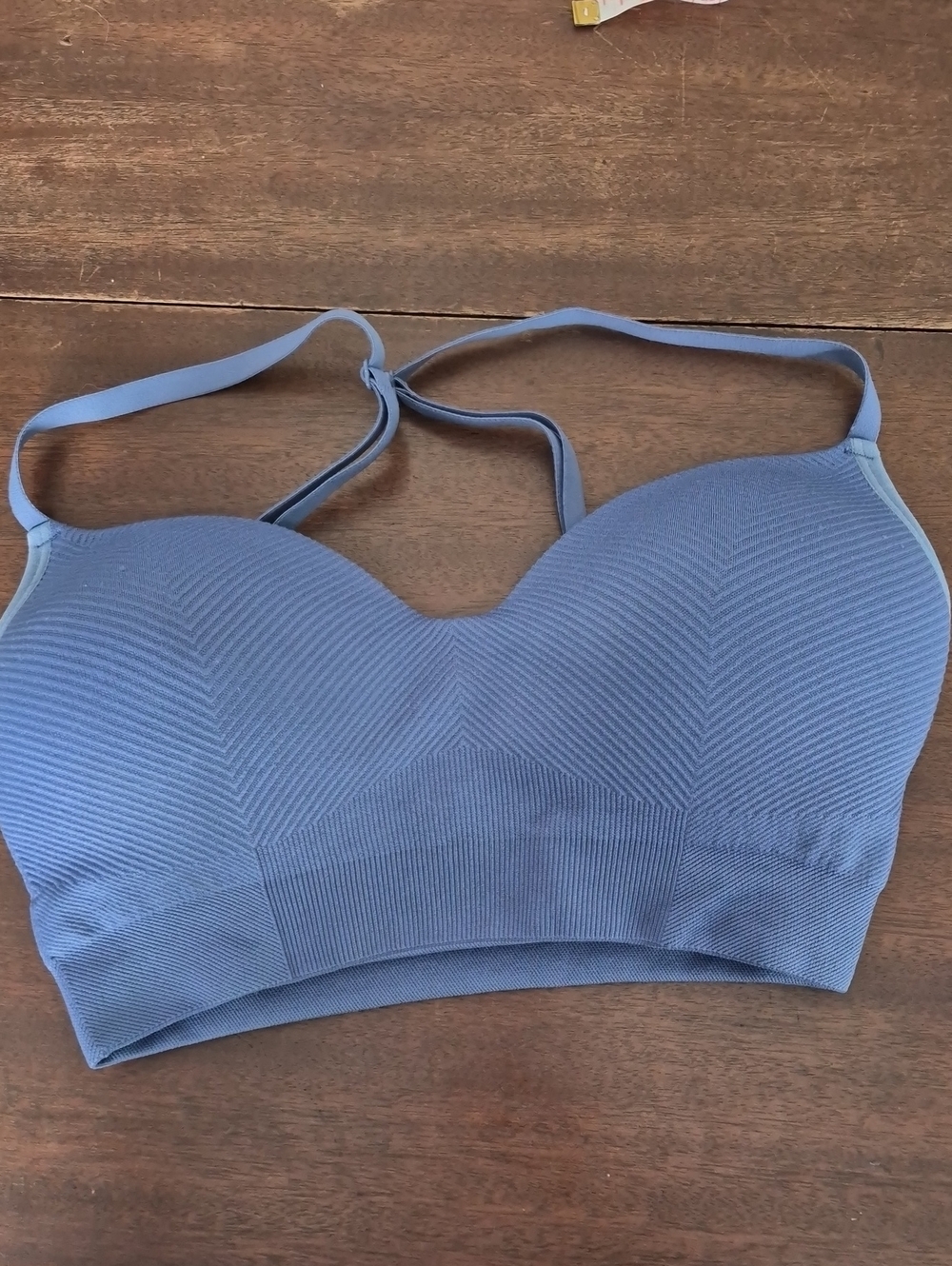 Seamless Padded Bralette - Dusty Blue